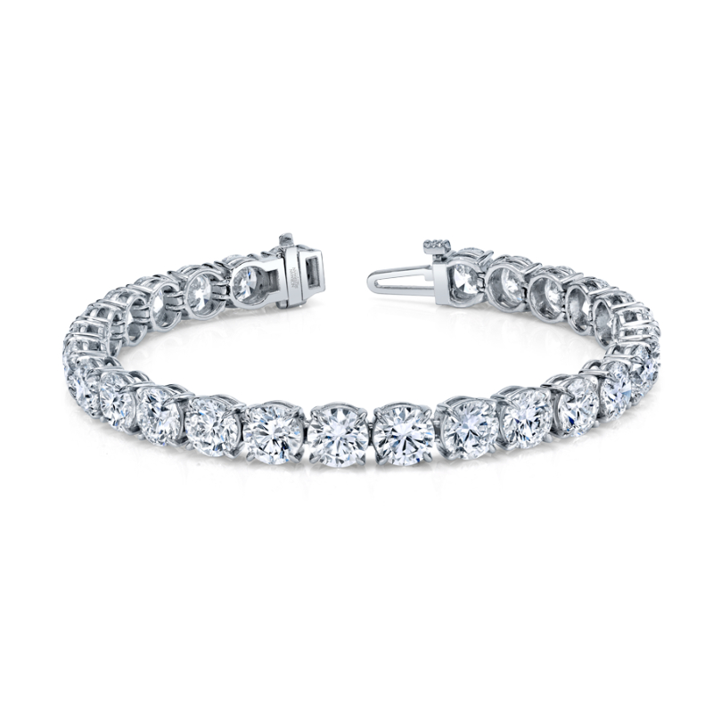 Norman Silverman Norman Silverman Signature Tennis Bracelet In Platinum