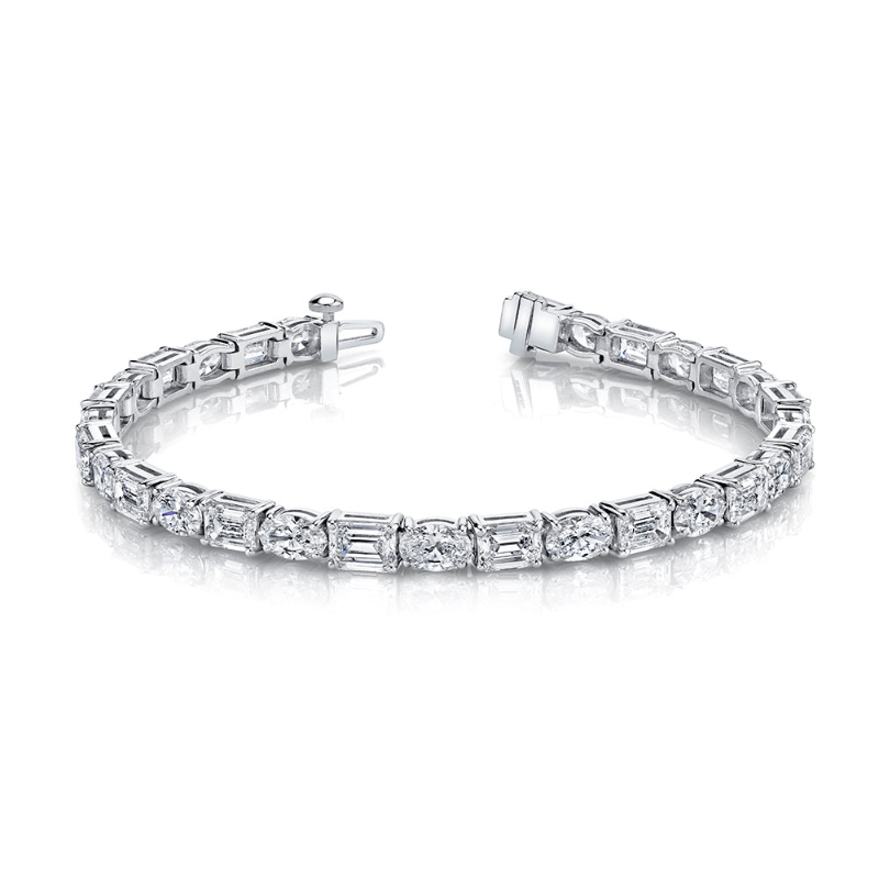 Norman Silverman 6.11 Carat East West Bracelet
