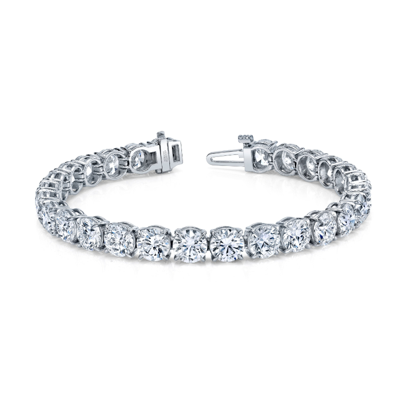 Norman Silverman 27.23 Carat Norman Silverman Signature Tennis Bracelet