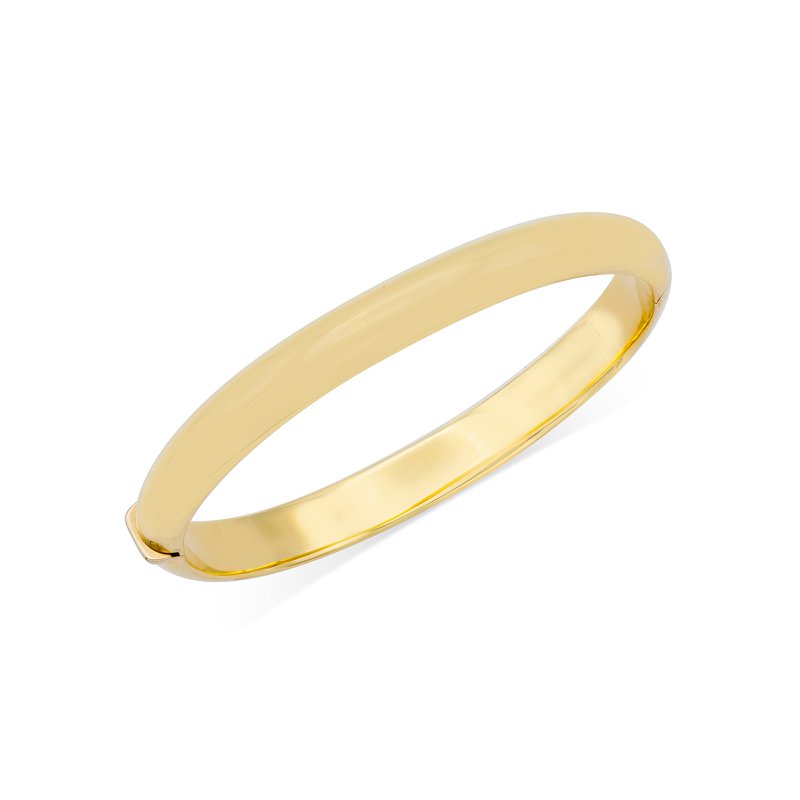 Rudolf Friedmann Half Round Solid Bangle Bracelet