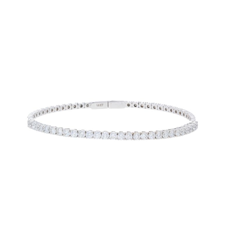 Deutsch Signature Diamond Bangle with Magnetic Closesure