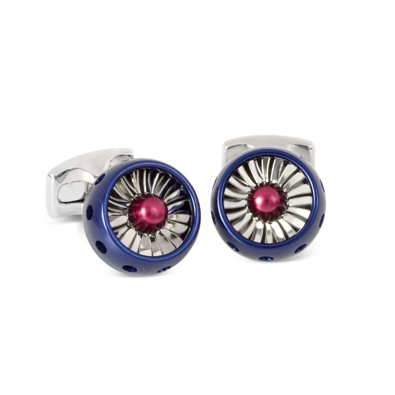 Deakin & Franicis Royal Air Force Jet Turbine Engine Cufflinks