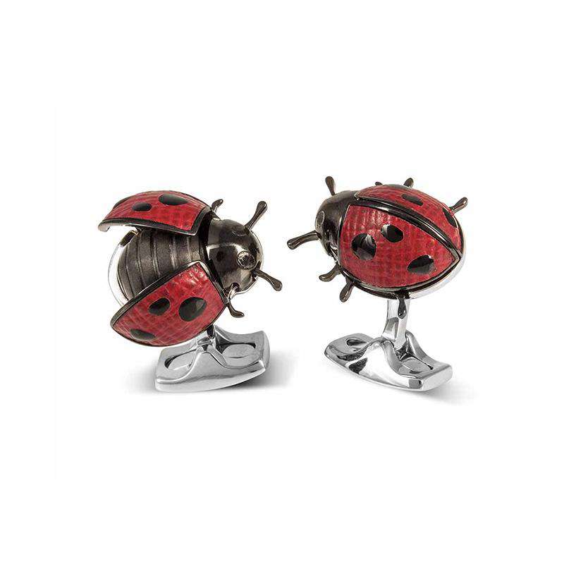 Deakin & Francis Moving Ladybug Cufflinks