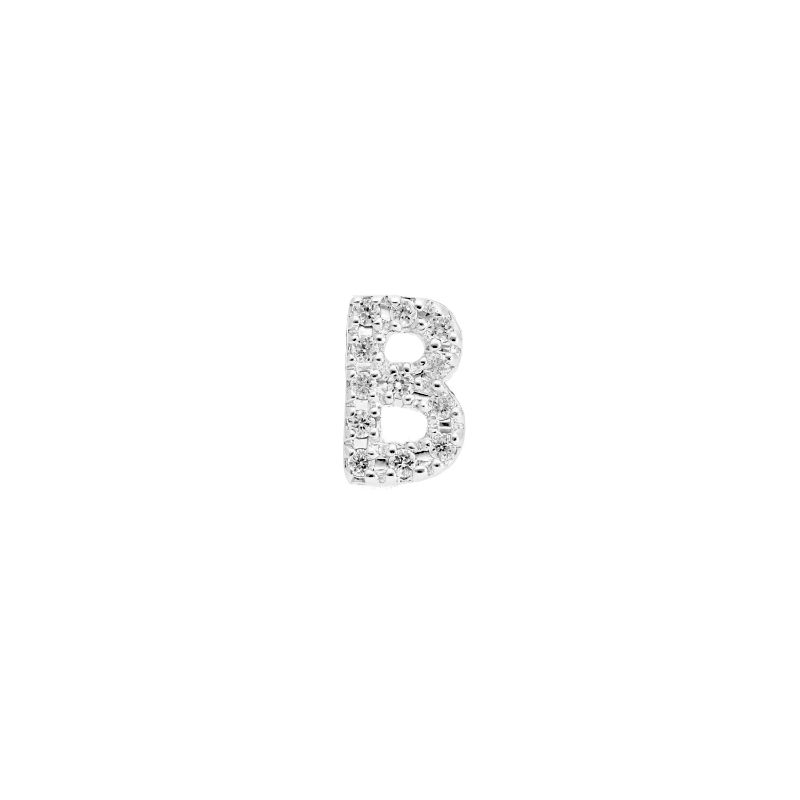 Deutsch Signature Single Initial Stud Earring