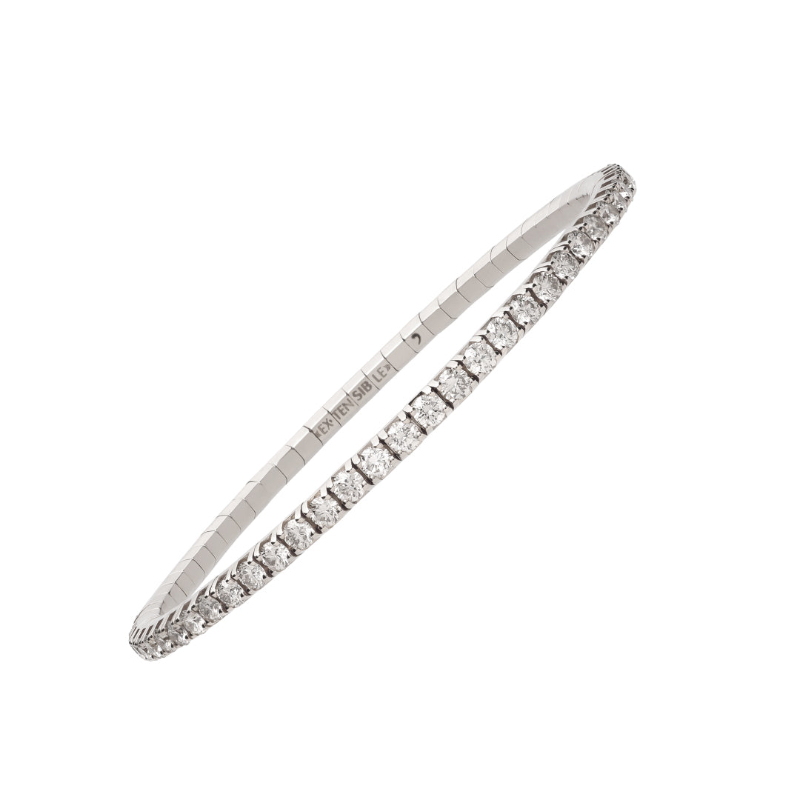 Extensible Round Diamond Stretch Bracelet