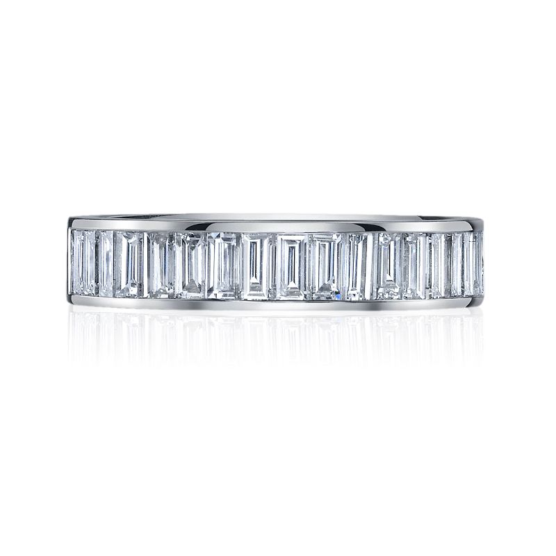 Deutsch Signature Channel Vertical Set Baguette Eternity Band