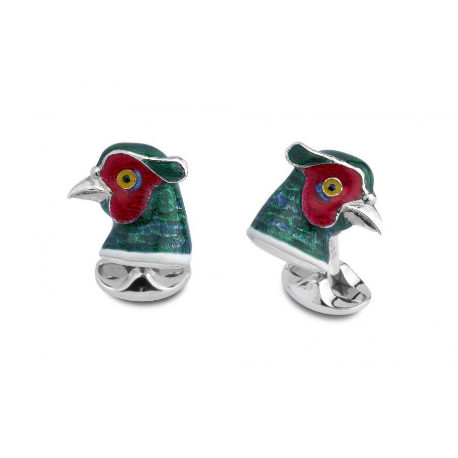 Deakin & Francis Pheasant Head Cufflinks