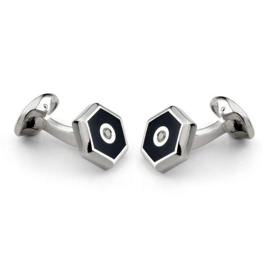 Deakin & Francis Hexagonal Cufflinks