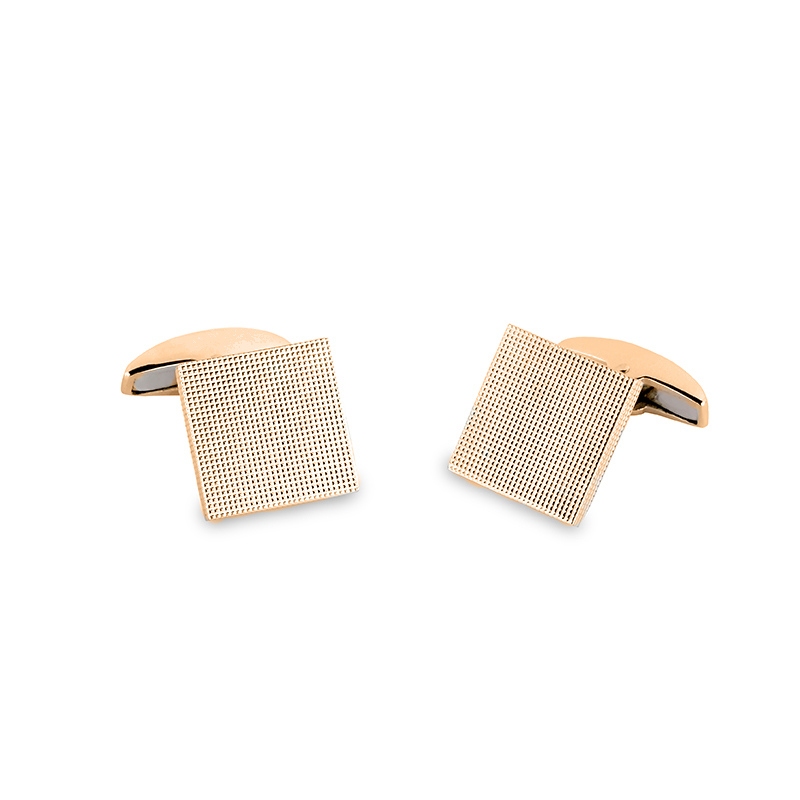 Deakin & Francis Square Engine Turn Pattern Cufflinks