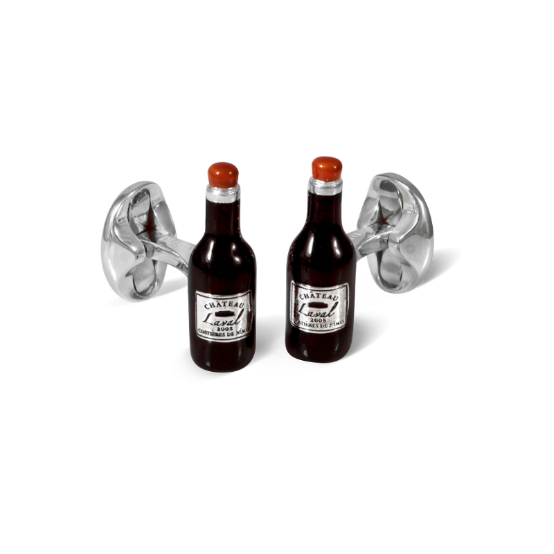 Deakin & Francis Wine Bottle Cufflinks