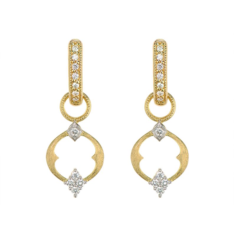 Jude Frances Small Open Moroccan Quad Earring Charms