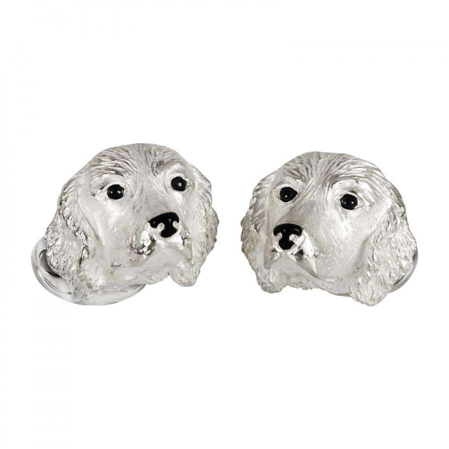Deakin & Francis Spaniel Dog Cufflinks
