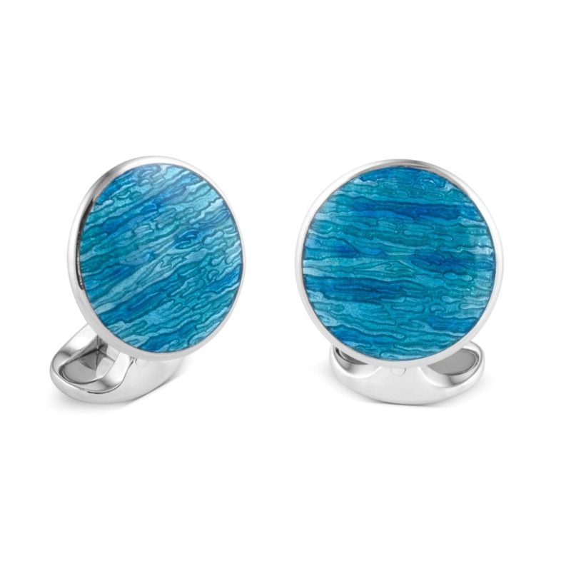 Deakin & Francis Turquoise Ocean Haze Cufflinks