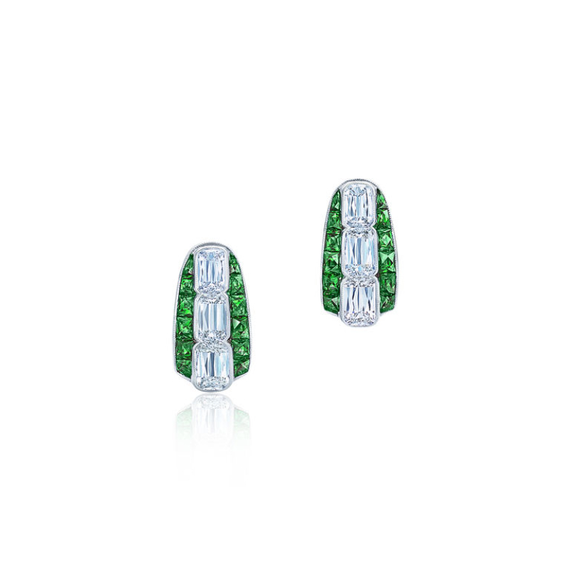 Ashoka Diamond Huggie Earrings