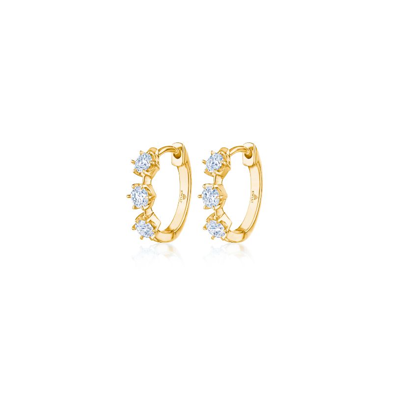 Kwiat Huggie Hoop Earrings