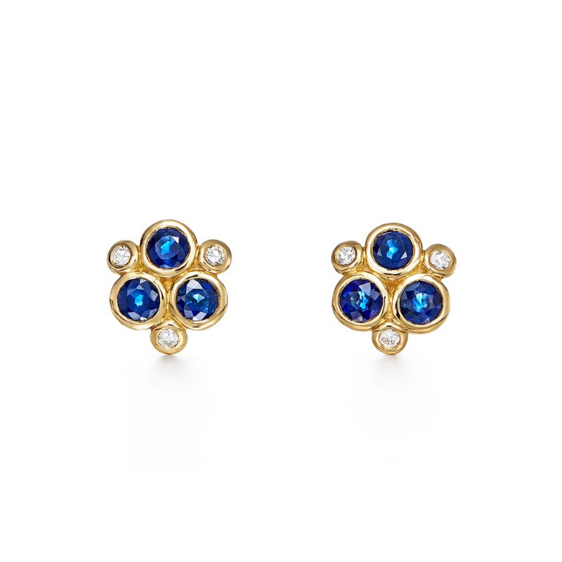 18K Temple St. Clair Classic Trio Earrings