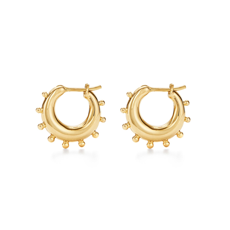 Temple St. Clair 18K Yoga Hoops