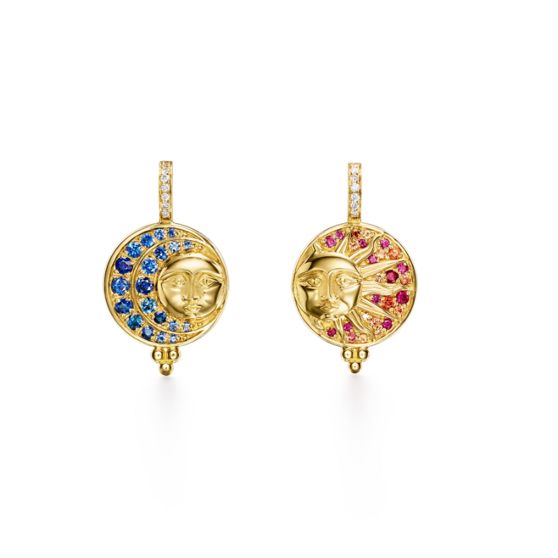 Temple St. Clair 18K Eclipse Earrings