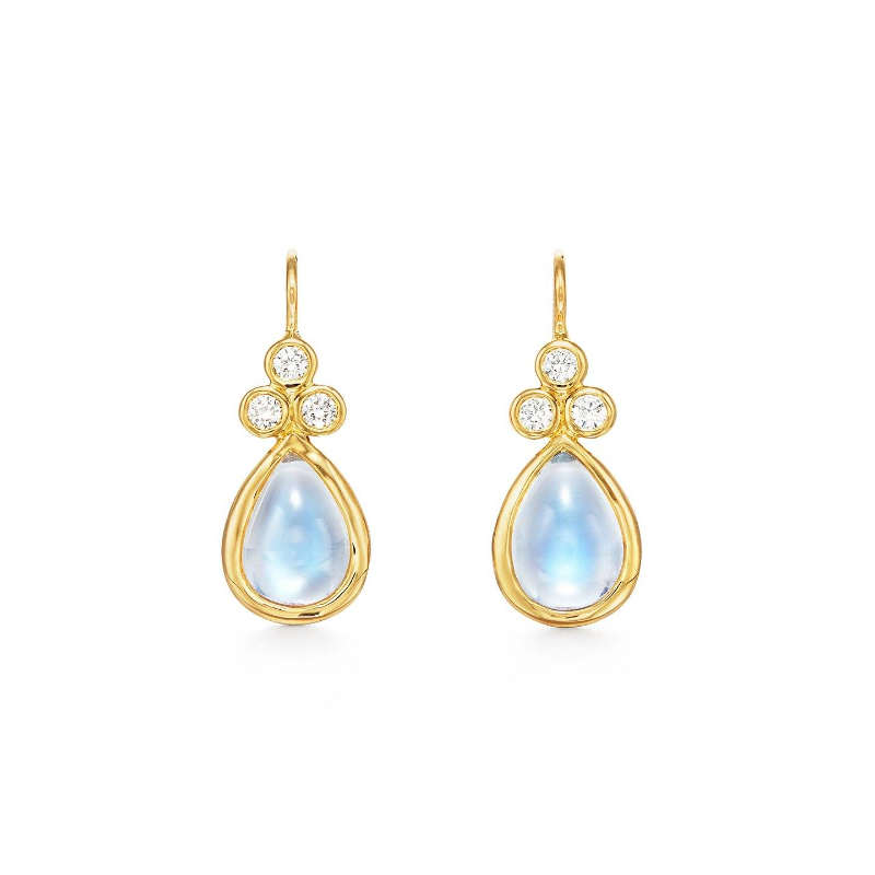 Temple St. Clair 18K Classic Pear Drop Earrings