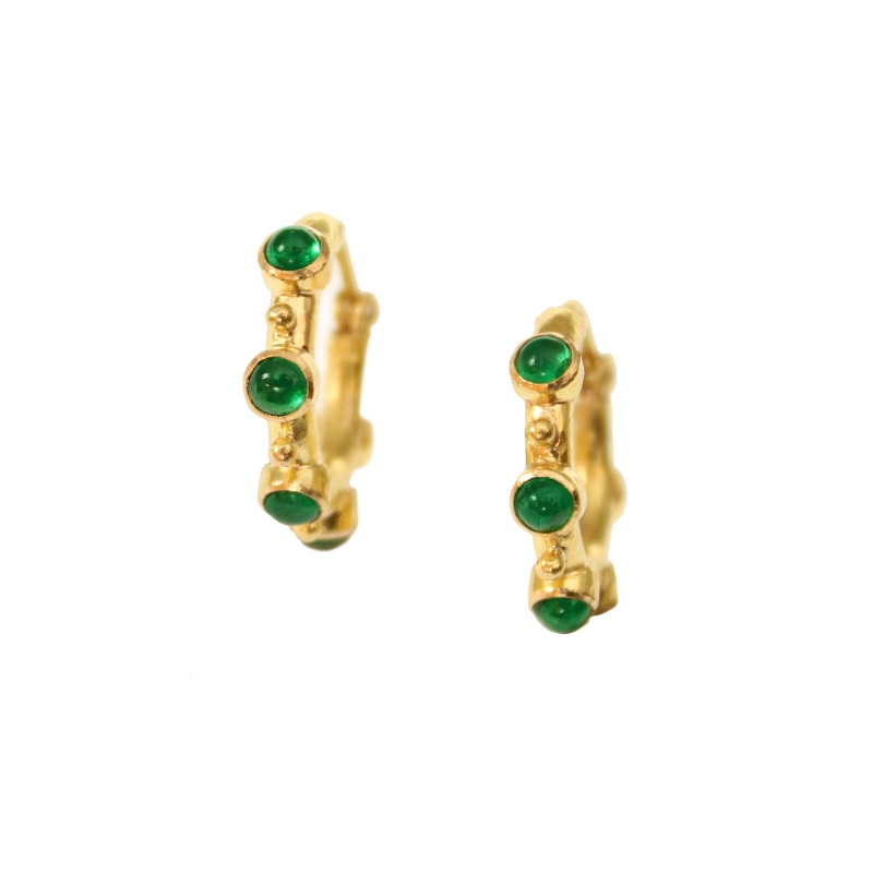 Emerald Hoops