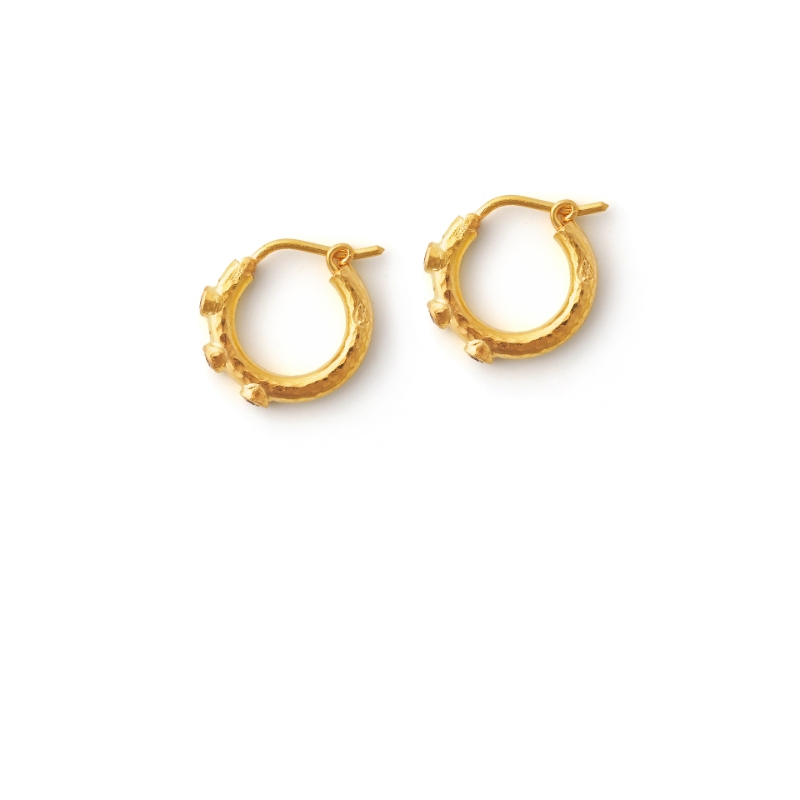 Big Baby Diamond Hoop