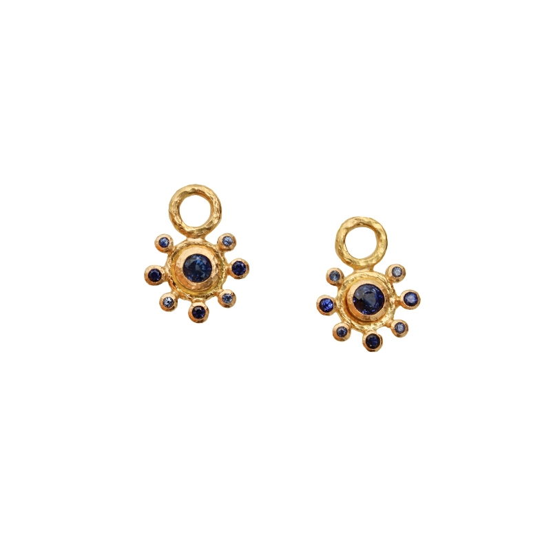 Blue Sapphire Earring Charms