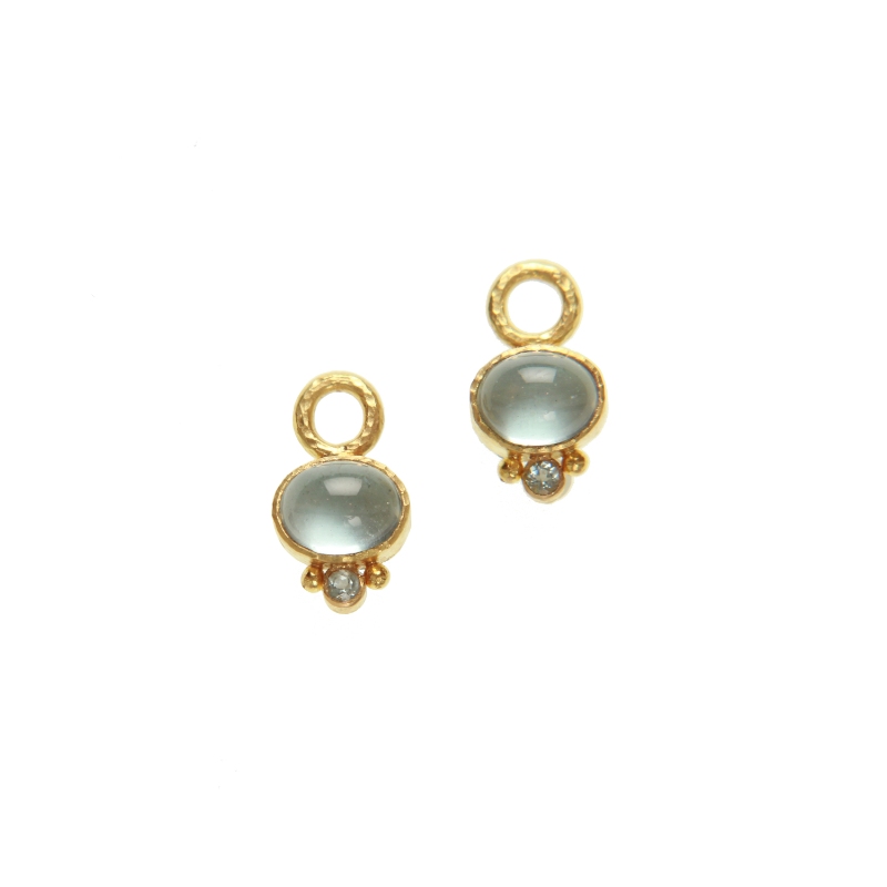Aquamarine Earring Pendants
