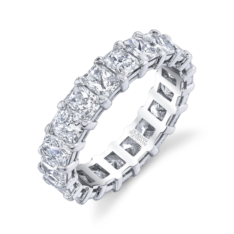 Norman Silverman Eternity Band Radiant Cut