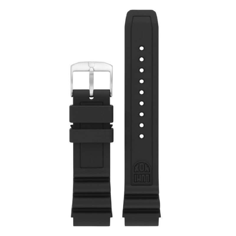 Luminox 22 MM Luminox Blk Rubber Strap