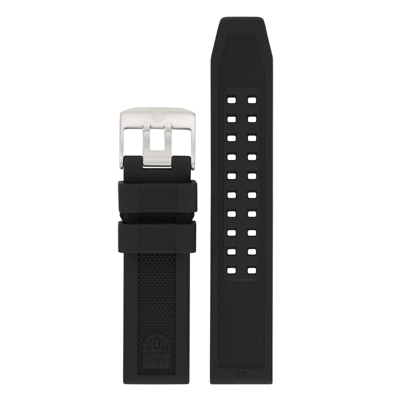 23mm Black Rubber Strap For Navy Seal Series 3050/3080/3150