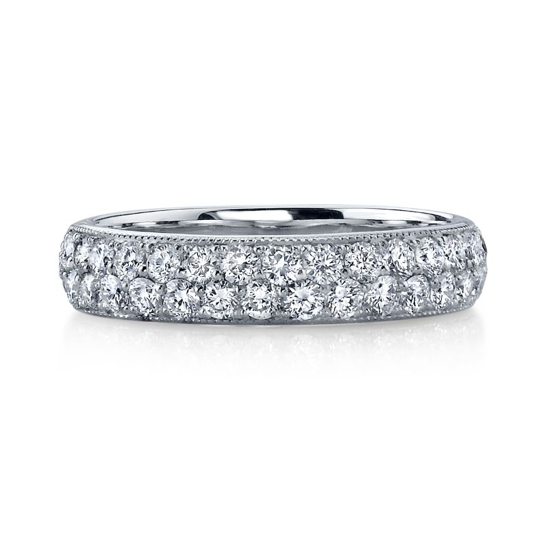 Deutsch Signature Domed Pave Band