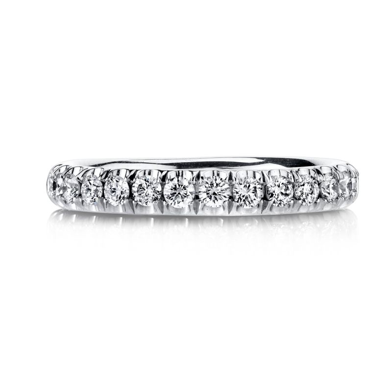 Deutsch Signature U Prong Micro Pave Band