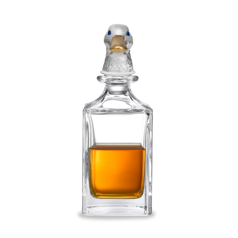 Duck Head Crystal Decanter