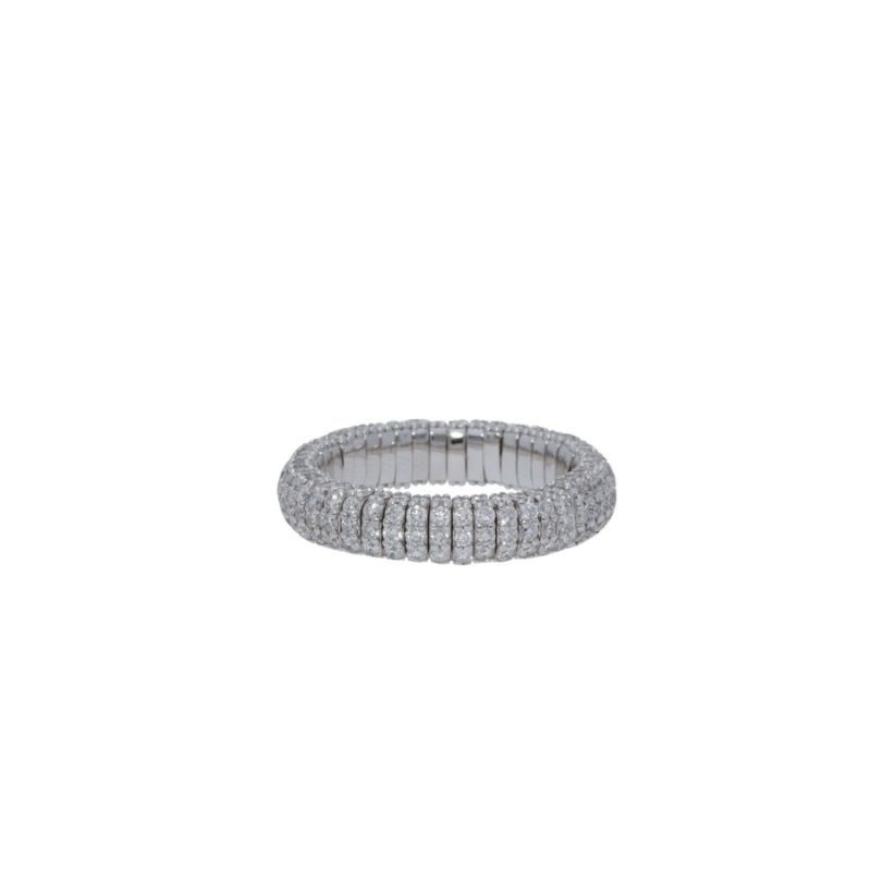 Thin Diamond Stretch Ring