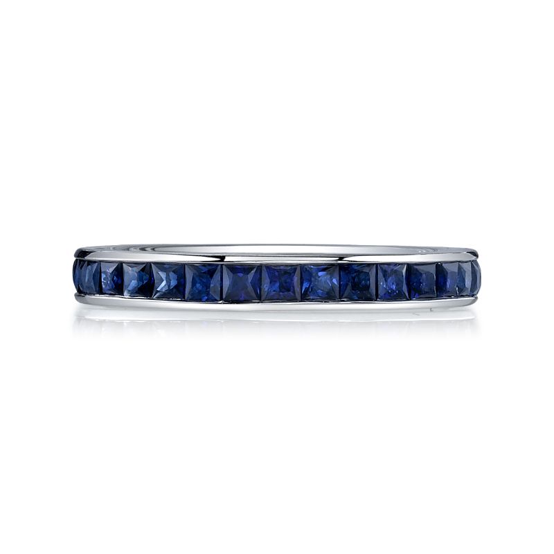 Deutsch Signature Sapphire Channel set Eternity Band