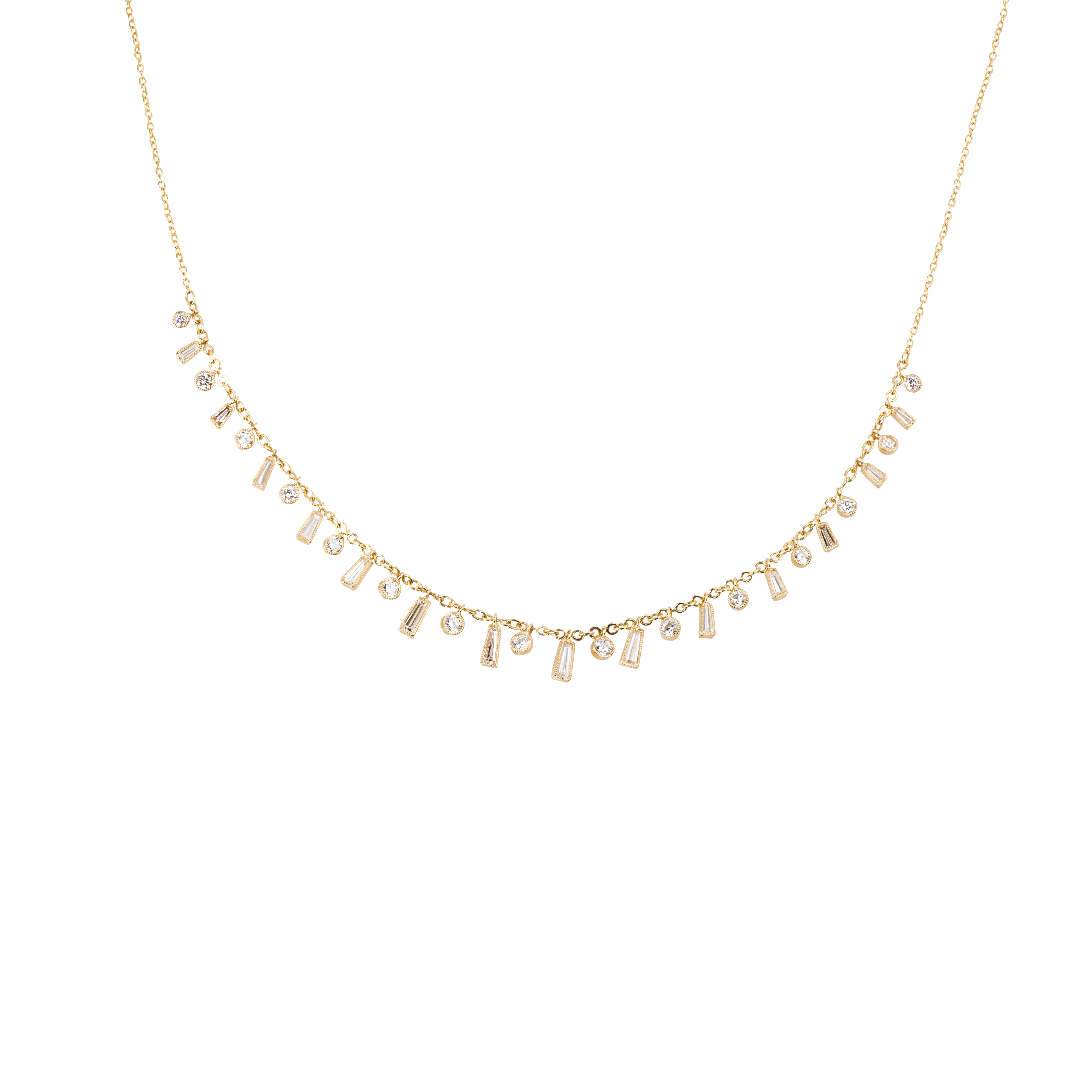 John Apel Shimmer Diamond Necklace