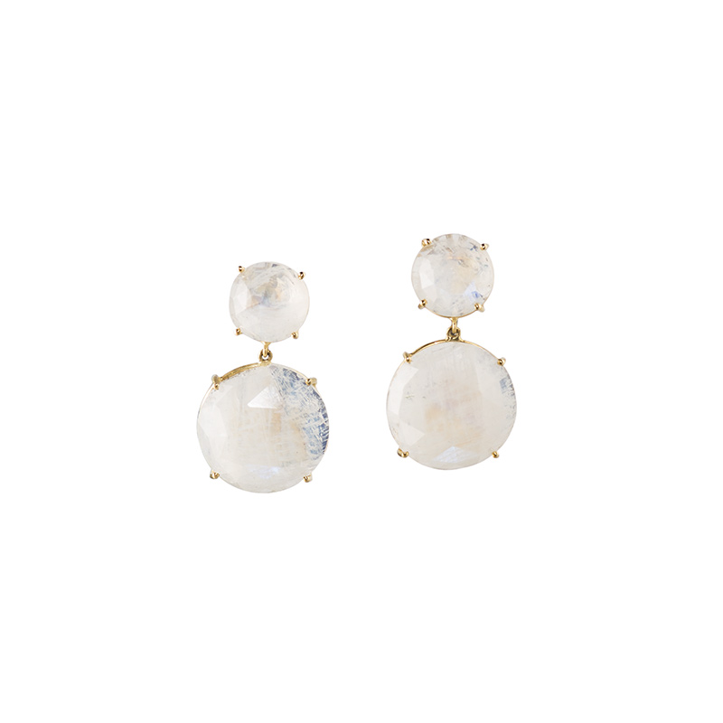 John Apel Moonstone Drop Earrings