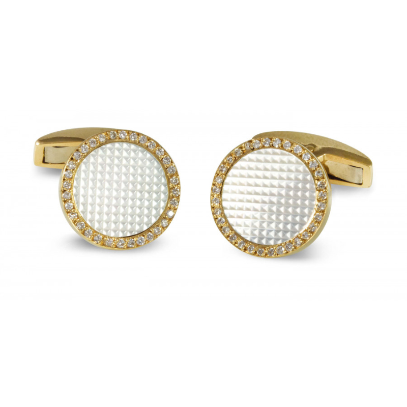 Deakin & Francis Hobnail Patterned Cufflinks