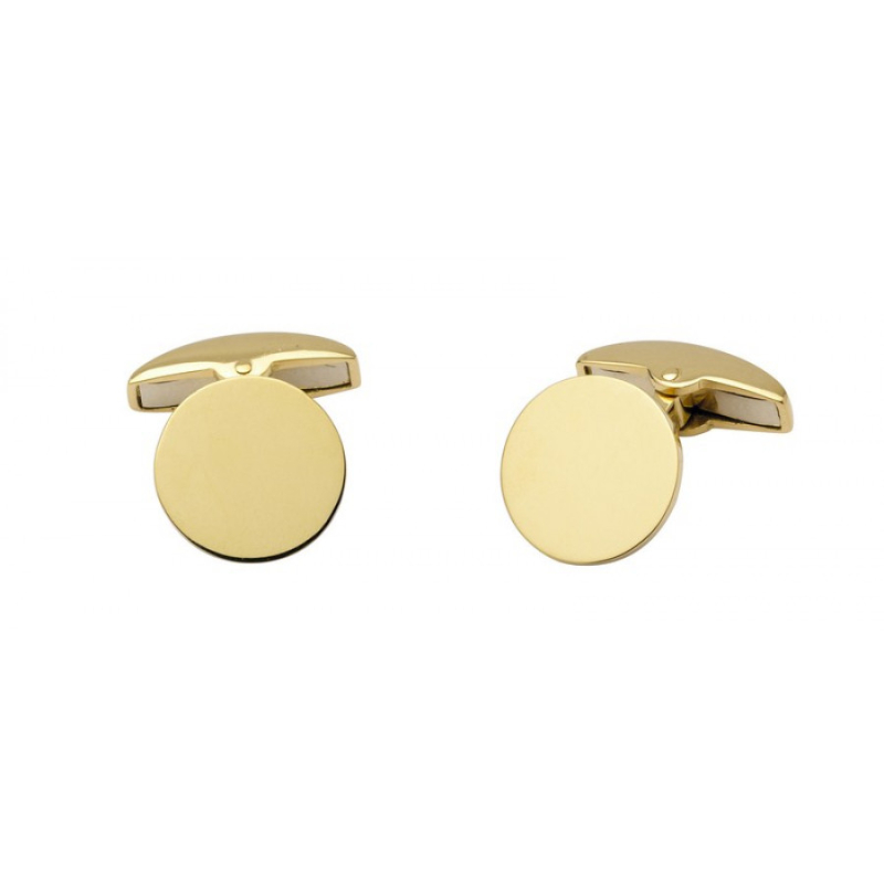 Deakin & Francis Plain Round Cufflinks