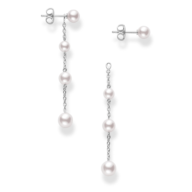 Mikimoto Akoya cultured pearl earrings