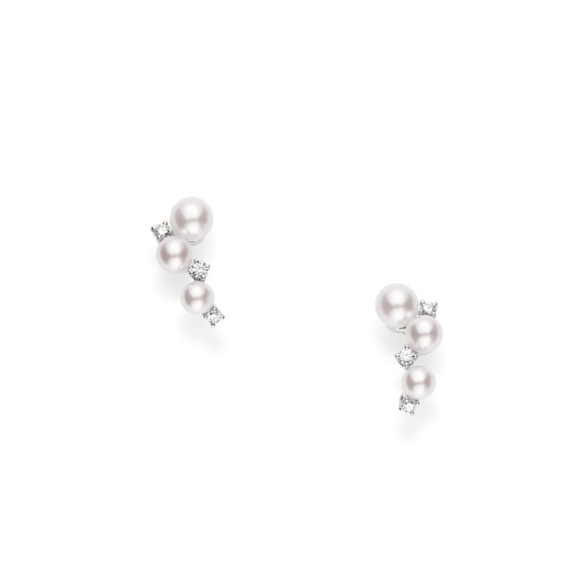 Mikimoto Bubbles Earring Crawler Earrings