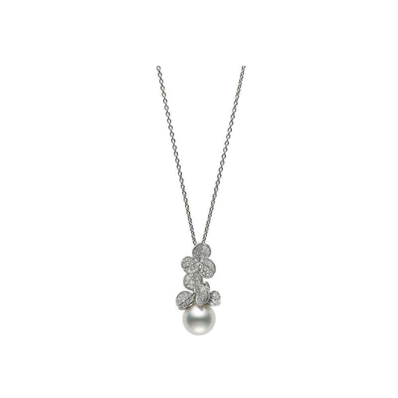 Mikimoto Pendant WSSP A+ 12mm(1) R Diamond 0.93ct(103)19.5inch