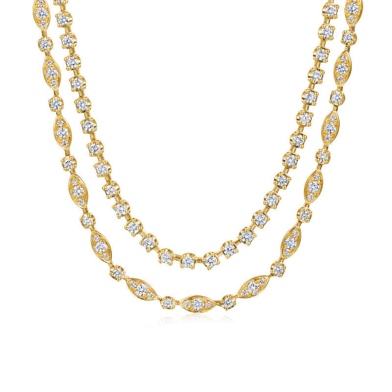 Starry Night Double Line Necklace