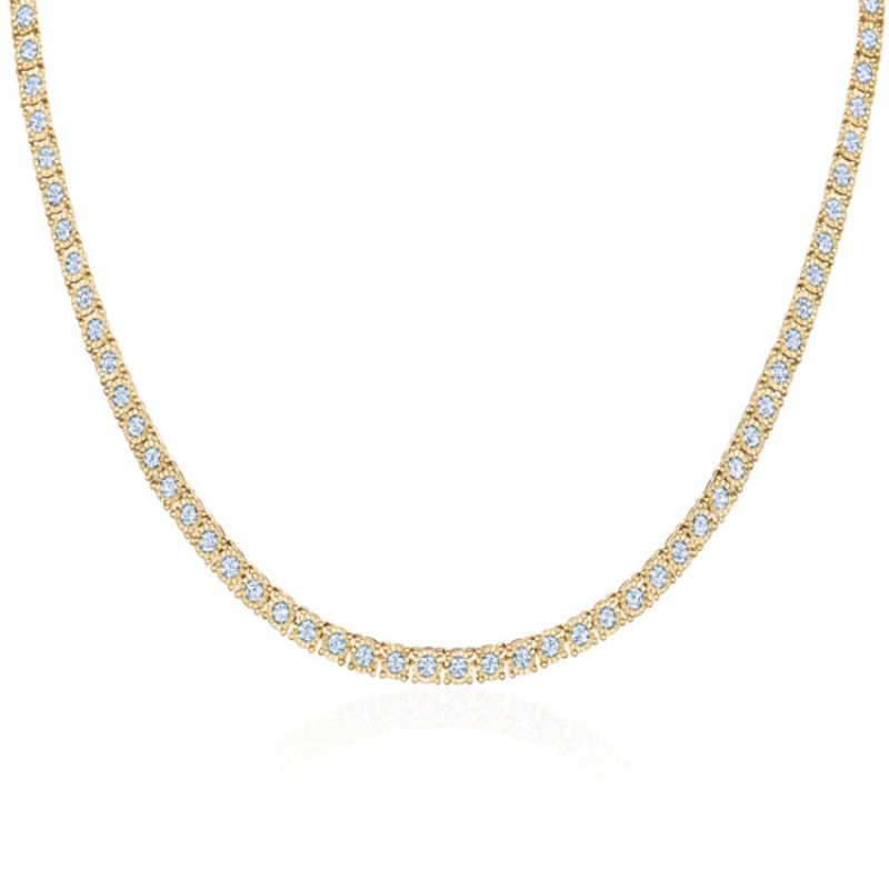 Kwiat Line Necklace with Diamonds