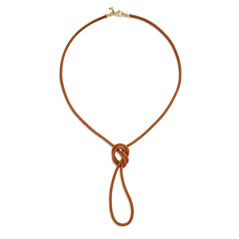 Temple St. Clair 18K Natural Leather Cord