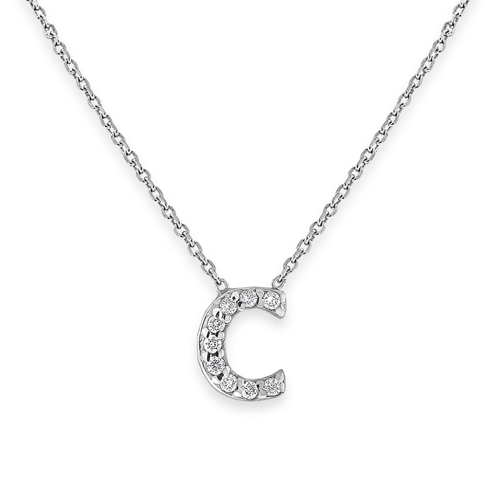 Deutsch Signature Bitty Block Letter C Pendant N13095 C