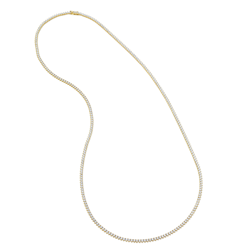 Norman Silverman 18.49 Carat 18K Diamond Necklace