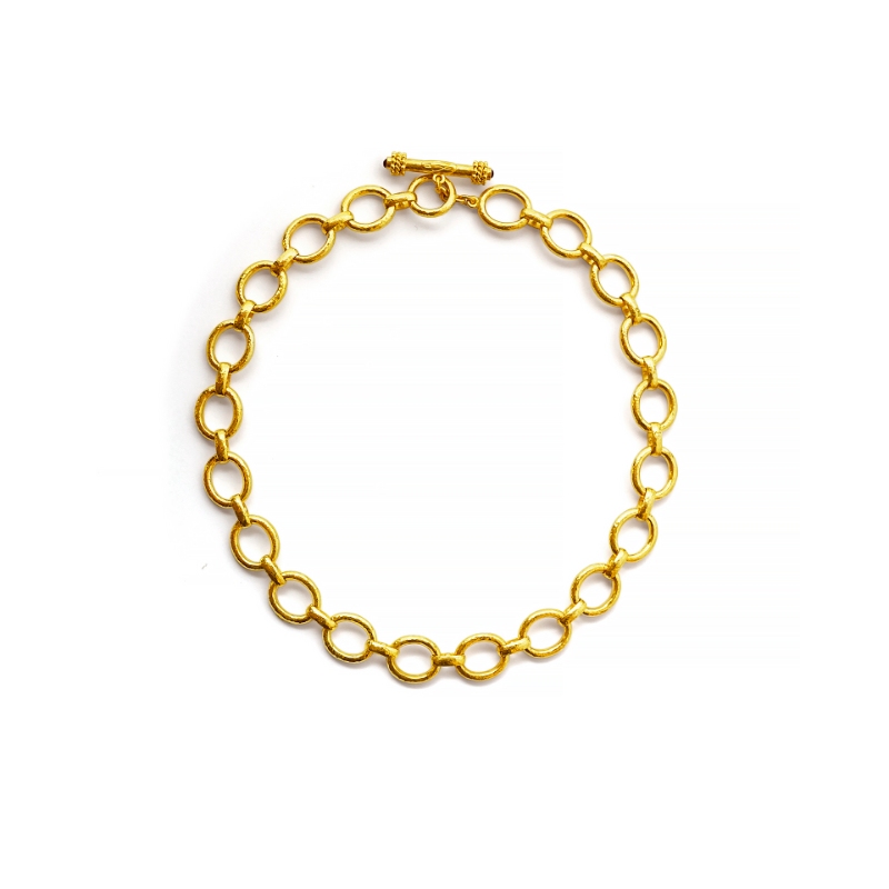 Smooth Link' Necklace - 17