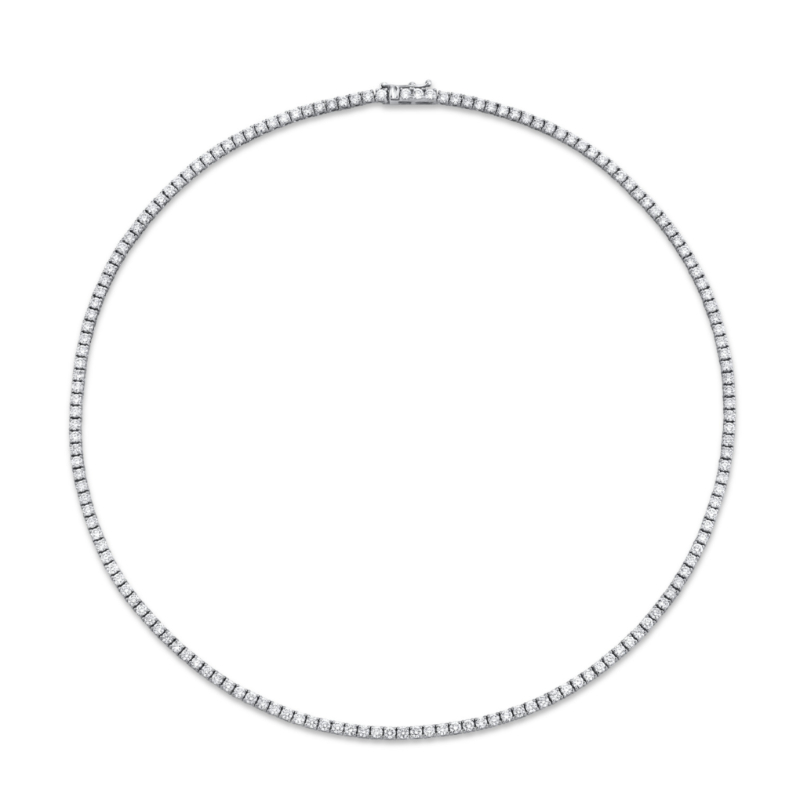 Norman Silverman 6.94 Carat Diamond Necklace