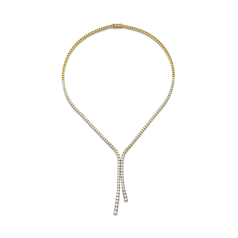 Norman Silverman Graduated Round Brilliant Diamonds Lariat